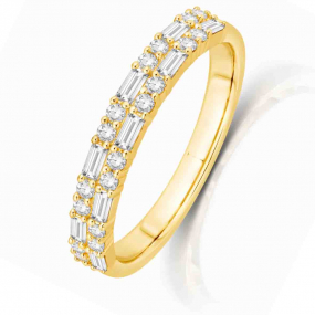Alliance diapmants Taille Baguette et Rond