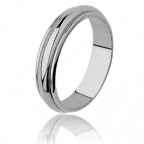 Bague spinner argentée, bague tournante en argent sterling, bague