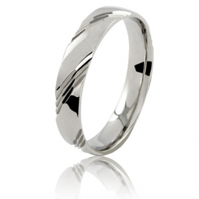 Alliance en platine Chartres de 3 mm similaire