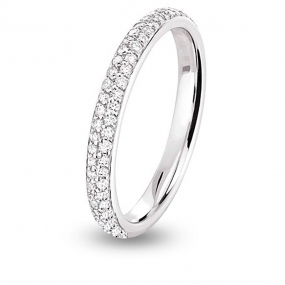 Alliance Jonc Parisien diamant tour similaire