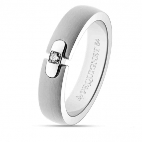 Alliance Pequignet Acier & Diamant 6 mm