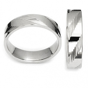 Alliance platine Anjou large de 4 mm