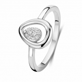 Bague argent sertie d'oxydes -Naiomy similaire