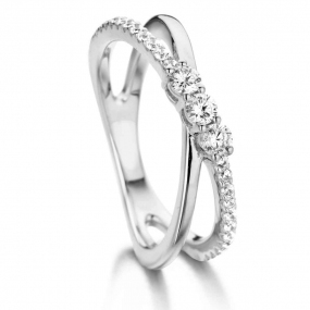 Bague Argent sertie de Zirconium - similaire
