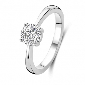 Bague argent sertie de Zirconium  - similaire