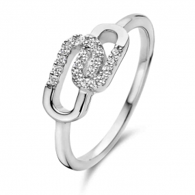 Bague argent sertie oxyde de zirconium - similaire