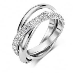 Bague Argent Zirconium - Naiomy Silver