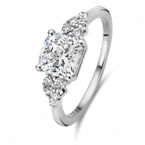 Bague Argent Zirconium - Naiomy Silver