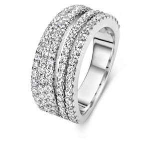 Bague Argent Zirconium - Naiomy Silver