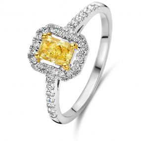 Bague Diamant Jaune