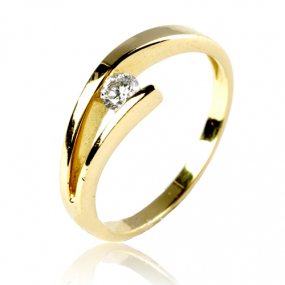 Bague diamant or jaune similaire