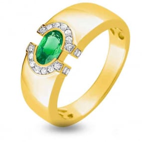 Bague Emeraude similaire