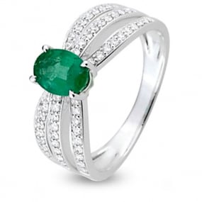 Bague Emraude similaire