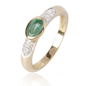 Bague meraude similaire