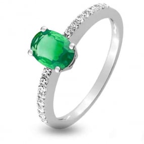 Bague Emeraude similaire