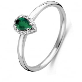 Bague Emeraude et Diamants