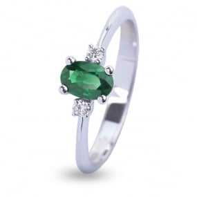 Bague Emeraude et Diamants similaire