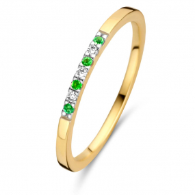 Bague Emeraude et Diamants