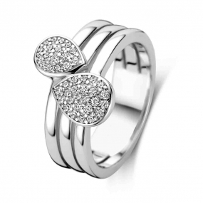 Bague en argent et oxydes de zirconium  similaire