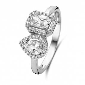 Bague en argent oxydes - Naiomy