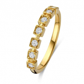 Bague en argent plaqué or jaune oxydes similaire