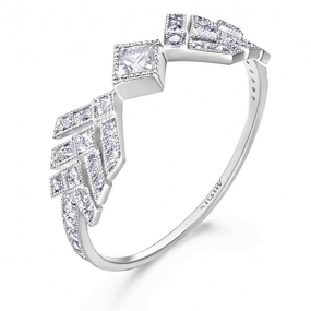 Bague en or blanc Renaissance