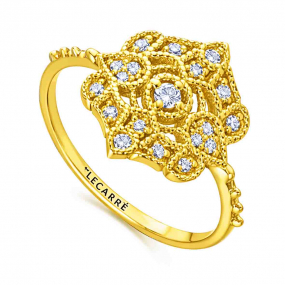 Bague Mamounia en or et diamants