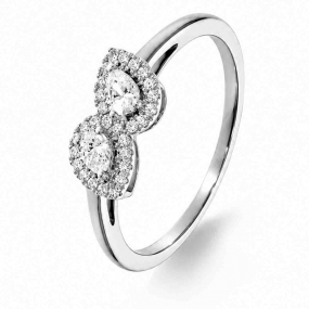 Bague Or et diamants similaire