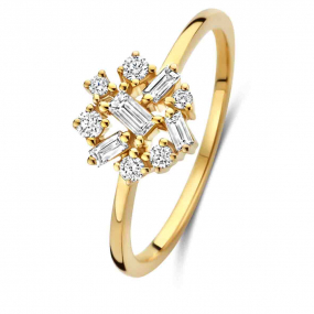 Bague Or et diamants similaire