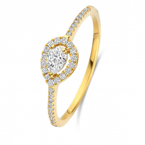 Bague Or et diamants similaire