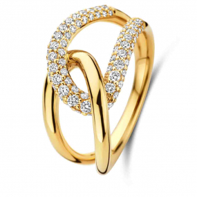 Bague Or et diamants similaire