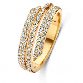 Bague Or et diamants similaire