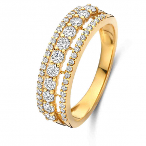 Bague Or et diamants similaire