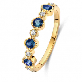 Bague Or et Saphir similaire