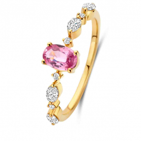 Bague Or Saphir et Diamant similaire