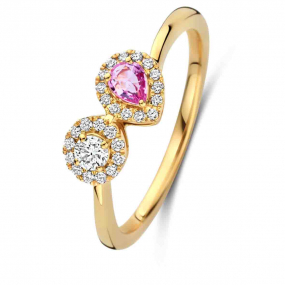Bague Or Saphir et Diamants similaire