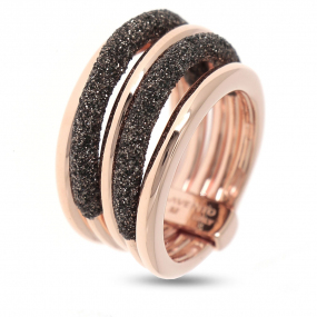 Bague Pesavento Polvere Multiligne Bronze