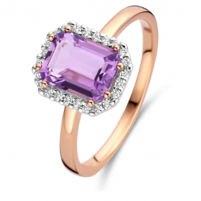 Bague Amthyste et Diamants similaire