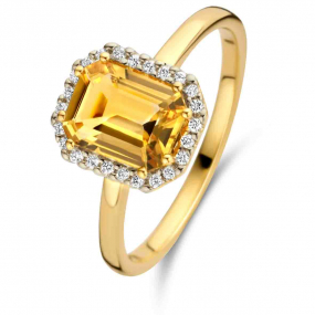 Bague Citrine et Diamants similaire