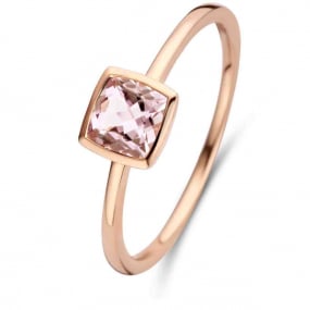 Bague Topaze Quartz Rose