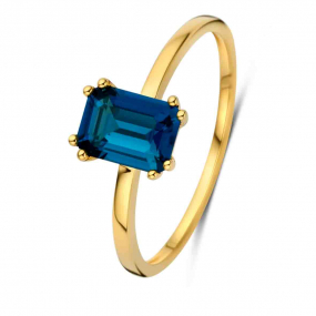 Bague Topaze London Blue