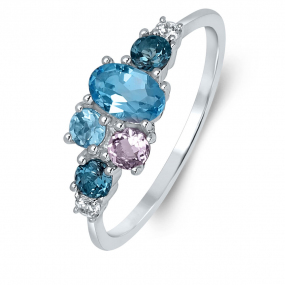 Bague Topaze - Amthyste similaire