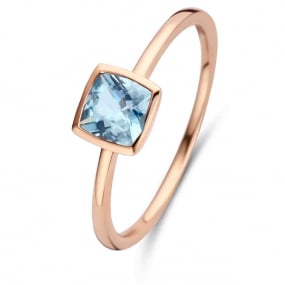 Bague Topaze Bleue Sky Blue
