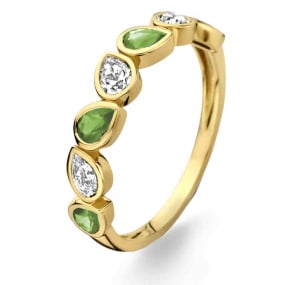 Bague Pierres fines et diamants