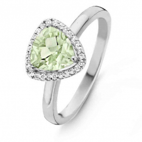 Bague Prasiolite et Diamants One More -