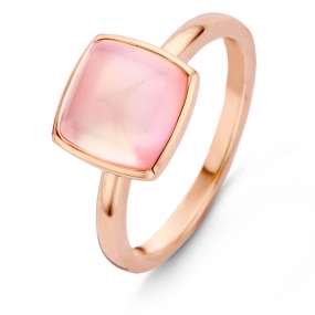 Bague Quartz Rose sur Nacre One More