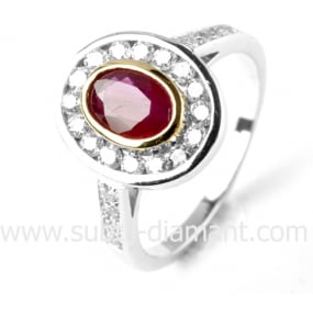 Bague rubis