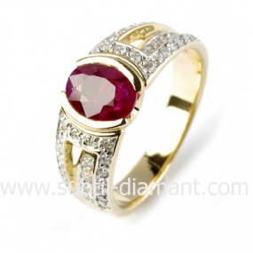 Bague rubis