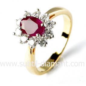 Bague rubis