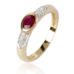 Bague rubis